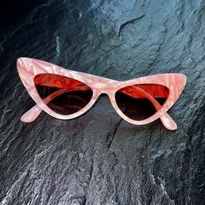 Dolce & Gabbana Madreperla Pink Cat Eye Sunglasses